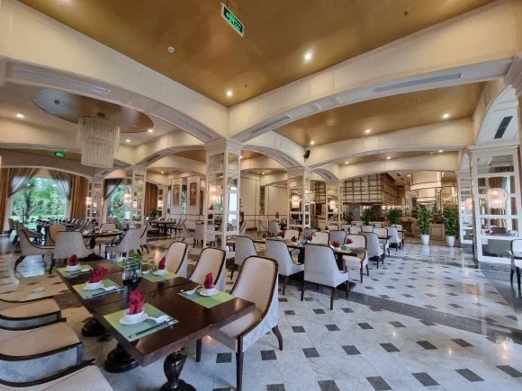 ショッピング終了〜!宿に戻り、リゾート内のレストランで夕食を済ませることにした