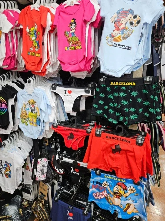 Tienda de souvenirs de Barcelona