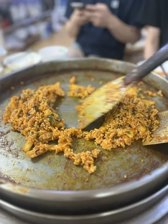 Chammi Dakgalbi arroz frito