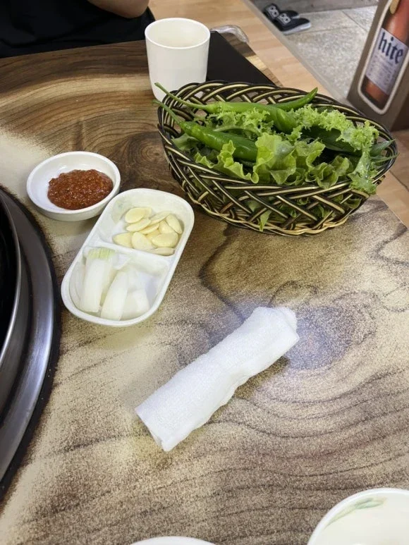 Chammi Dakgalbi acompañamientos