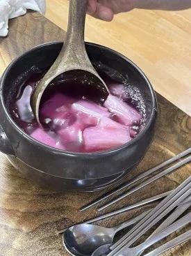 Chammi Dakgalbi acompañamientos