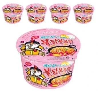 삼양 큰컵 까르보 불닭볶음면 105g, 5개