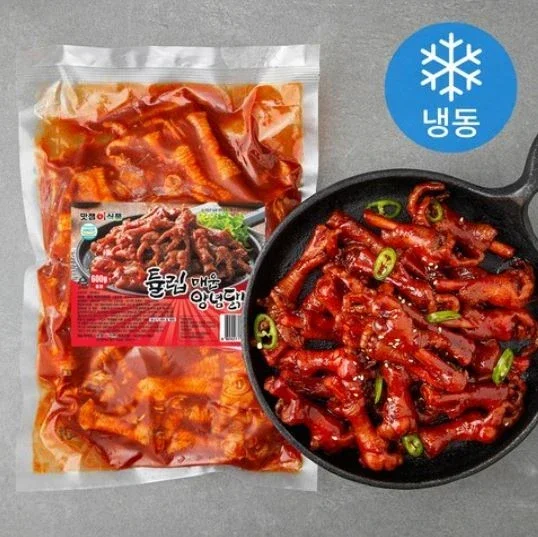 맛잽이식품 튤립 매운양념닭발 (냉동), 1개, 600g